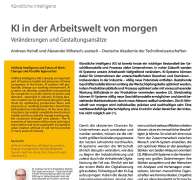 KI in der Arbeitswelt von morgen
